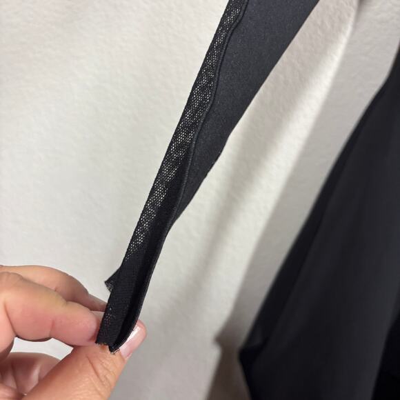 XD Xenia Design Womens 36/6 US Black Asymmetrical Mesh Long Sleeves - Picture 8 of 11